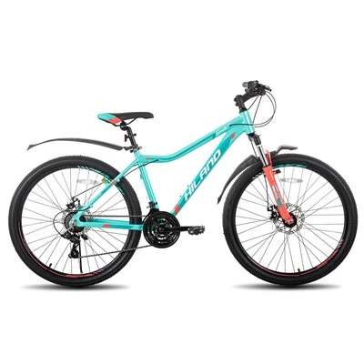 Joykie Hiland 20/26 palčno gorsko kolo za ženske, 7/21 hitrost z zaklepnimi vilicami vzmetenja, aluminijasti okvir Mtb