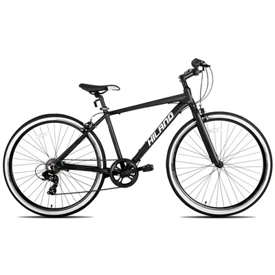 Joykie Hiland Hybrid Bike 700c Wheels 7 hitrosti za moške in ženske korak - nad ali korakom - skozi okvir, mestno kolo za mestno kolo, cestno kolo, za odrasle